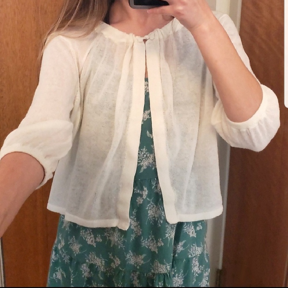 🌻{Lucky Brand} 100% cotton light sweater Size L